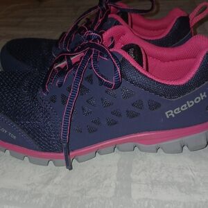 Reebok Sublite Cushion Alloy Steel Toe Work Shoes Women's size 6